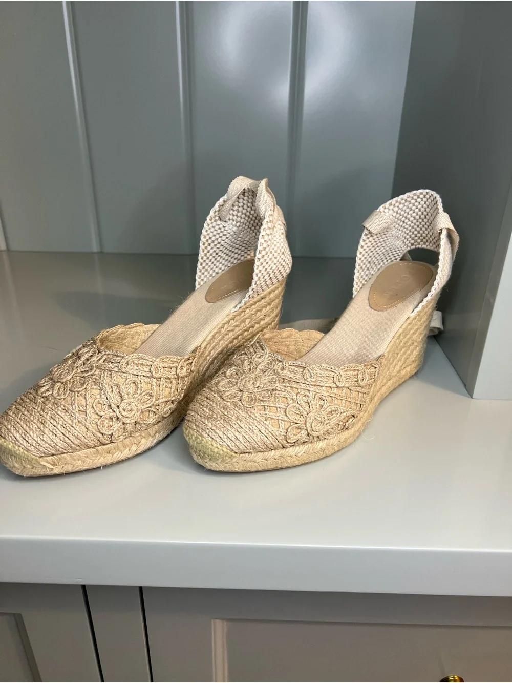 BODEN Cassie High Wedge Espadrille Sandal